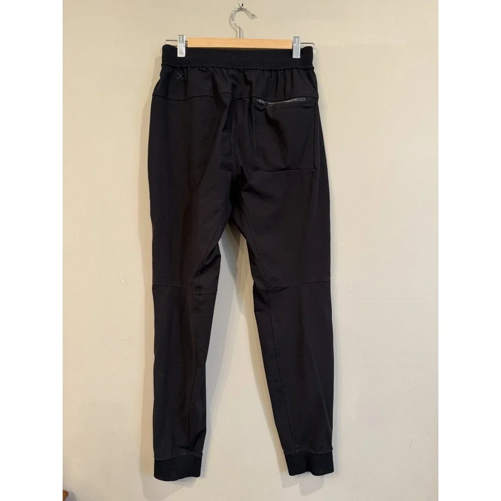 Lululemon Men's ABC Joggers Black Size Small S Tapered Ankle Drawstring Athletic